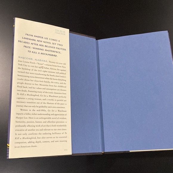 Go Set A Watchman by Harper Lee - Hardcover Novel - Picture 4 of 11